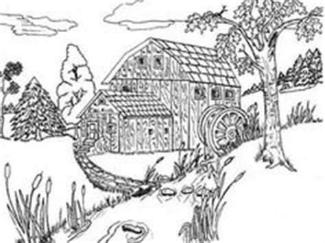 scenic coloring pages beautiful scenery colouring pages page