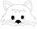Mask Cat Coloring Comment First sketch template