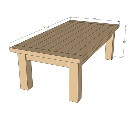 coffee table design woodworking plans