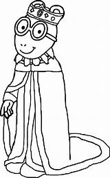 Arthur King Drawing Coloring Getdrawings Wecoloringpage Clipartmag Clipart sketch template