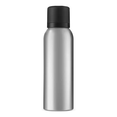 premium vector spray tin hairspray aerosol aluminum  blank deodorant cylinder bottle