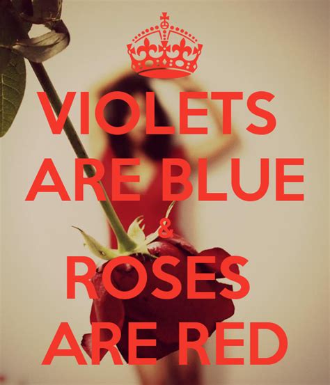 violets are blue and roses are red poster genoa keep calm o matic