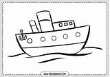 Barco Barcos Transporte Rincondibujos sketch template