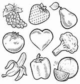 Foods Depositphotos sketch template