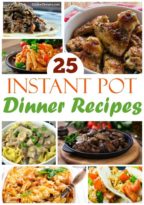 instant pot dinner recipes  dinners budget recipes meal plans