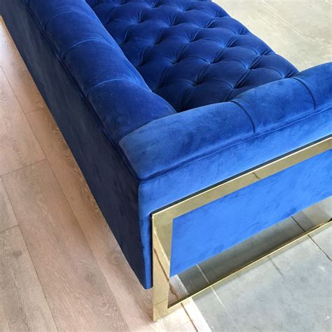 blue velvet sofa hausmodern beautiful modern  mid century modern furniture