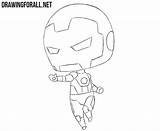 Chibi Iron Man Draw Drawing Drawingforall Stepan Ayvazyan Tutorials Posted sketch template