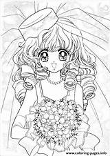 Coloring Pages Paradise Force Happy Printable Japanese Glitter Book Anime Adult sketch template