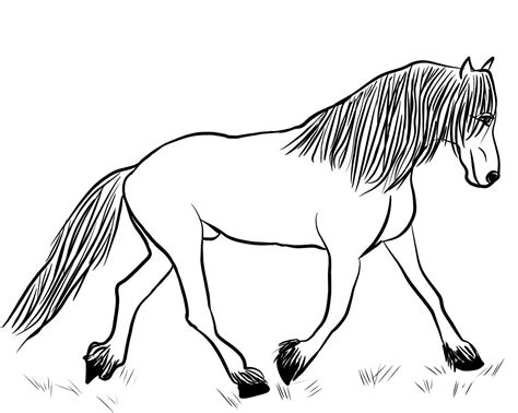 friesian horse coloring page horse coloring horse coloring pages