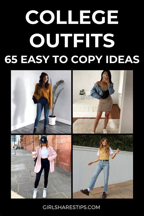 65 best college outfits for girls to copy college outfit ideas