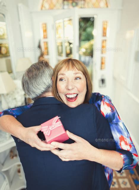 Surprise Mature Woman Receiving T From Husband[11086026367]の写真素材
