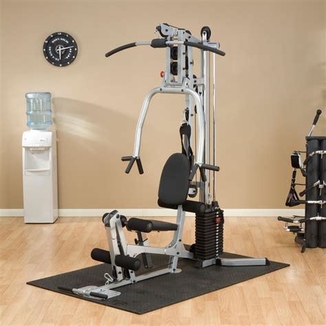 amazoncom powerline bsgx home gym short assembly  pound weight stack equipment