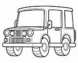 Jeep Coloring Wrangler Pages Getcolorings Color sketch template