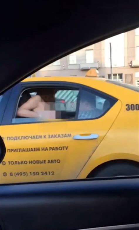 blush hour traffic as topless woman having sex in back of