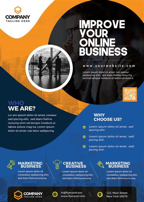 corporate business promotion flyer design psd flyer psd