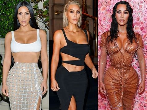 38 of the most daring outfits kim kardashian has ever worn