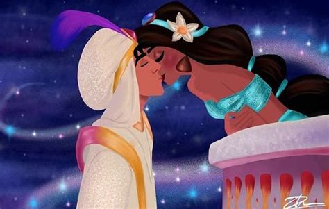 Aladdin And Princess Jasmine True Love Kiss On We Heart It