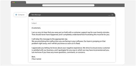 template customer service email response examples background hutomo