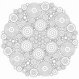 Coloring Pages Mandala Circles Adult Choose Board Donteatthepaste Simple sketch template