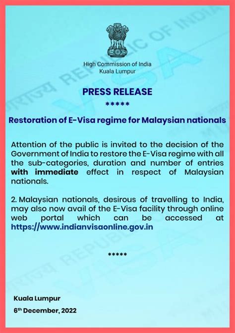 india resume  visa facility  malaysian nationals travelobiz