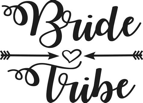 bride tribe svg bride tribe clipart bride svg wedding svg love etsy