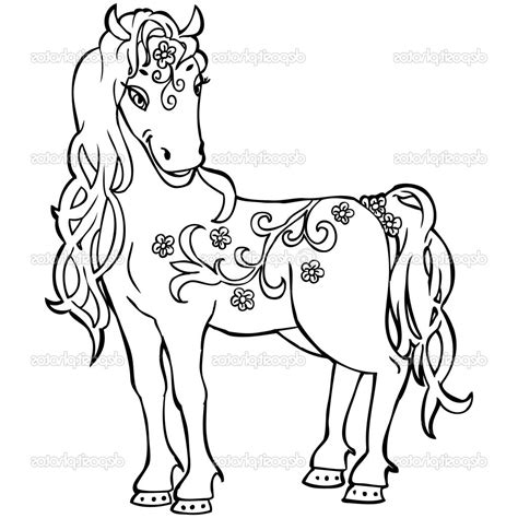 baby horse coloring pages  getcoloringscom  printable