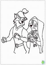 Robin Hood Coloring Disney Pages Kids Marian Colouring Marry Wedding Dinokids Lady Maid Sheets Robinhood Horse John Print Adult Cartoons sketch template
