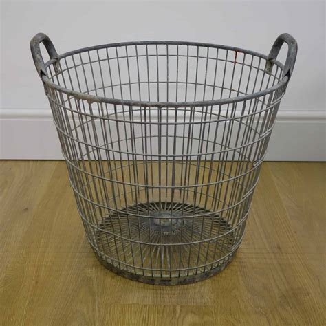 galvanised industrial basket mark parrish mid century modern