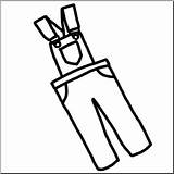 Overalls Clipart Farmer Pages Coloring Template Clip Clipground sketch template