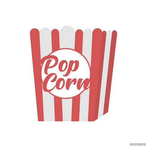 popcorn container printable printable word searches