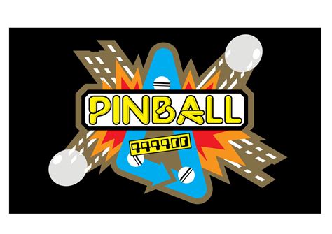 pinball logo pinball game  logo