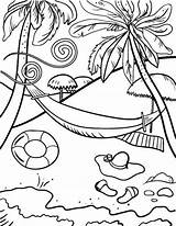 Beach Coloring Pages Kids Fun sketch template