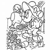 Minnie Coloring Mouse Pages Busy Cute Watering Printable Plants Top Print Toddler Getcolorings Color Disney Getdrawings sketch template