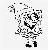 Spongebob Christmas Coloring Pages Pleased Very Today Pngkey Printable sketch template