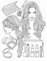 Coloring Pages Lip Gloss Recolor Getdrawings Getcolorings sketch template