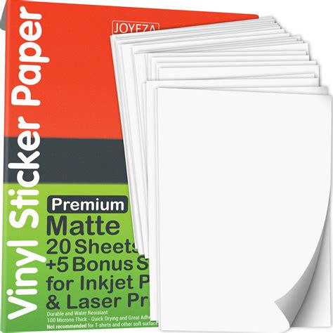 printable vinyl sticker paper  inkjet printer