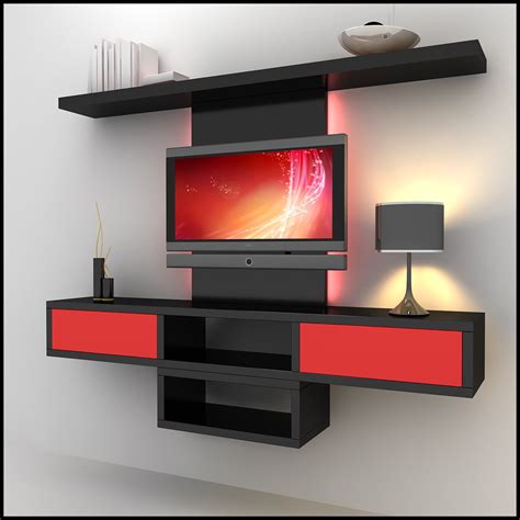 hints  modern  stylish tv wall units fotolip