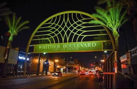 whittier blvd sign arch discover los angeles