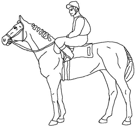 printable kentucky derby horses