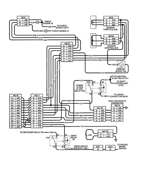 ddec  engine harness diagram   image  wiring diagram