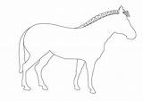 Outline Animal Outlines Printable Stripes Clipart Coloring Clip Pages Zebra Without Animals Drawing Arty Zebras Template Horse Print Library Head sketch template