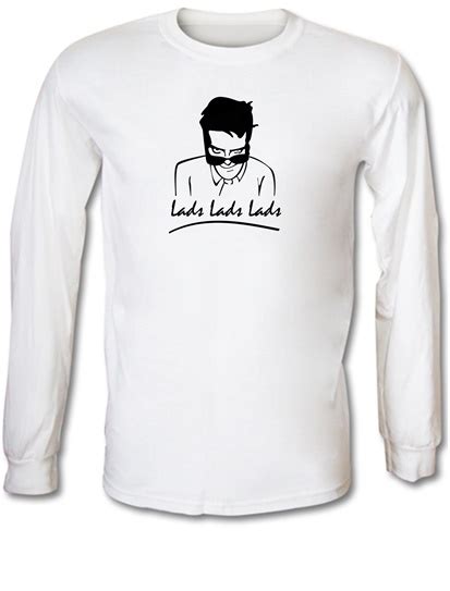 thomas gray lads lads lads long sleeve t shirt by chargrilled