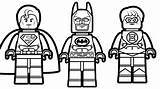 Lego Superman Coloring Pages Getdrawings Kids sketch template