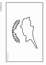 Cyprus Flag Coloring Edupics sketch template