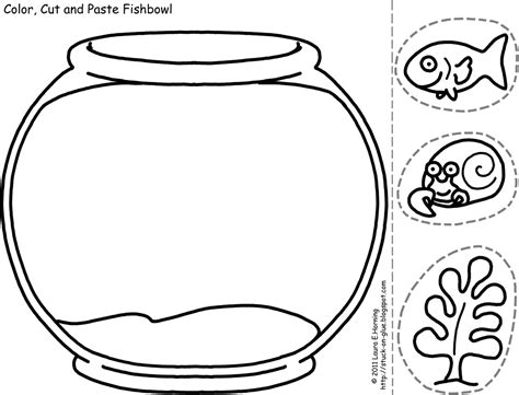printable fish bowl   printable fish bowl png images