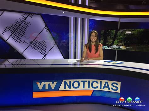 Diseño Y Realización De Escenografía Para El Noticiero Vtv Noticias