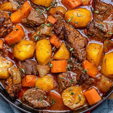 easy homemade beef stew healthy fitness meals