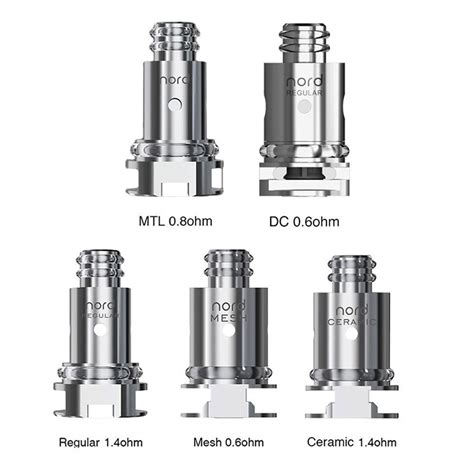 smok nord replacement coils  pack select vape