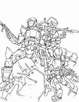 Odst Colorear Coloringpagesonly Chief Wars Wonder sketch template