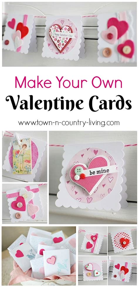 homemade valentines day cards town country living